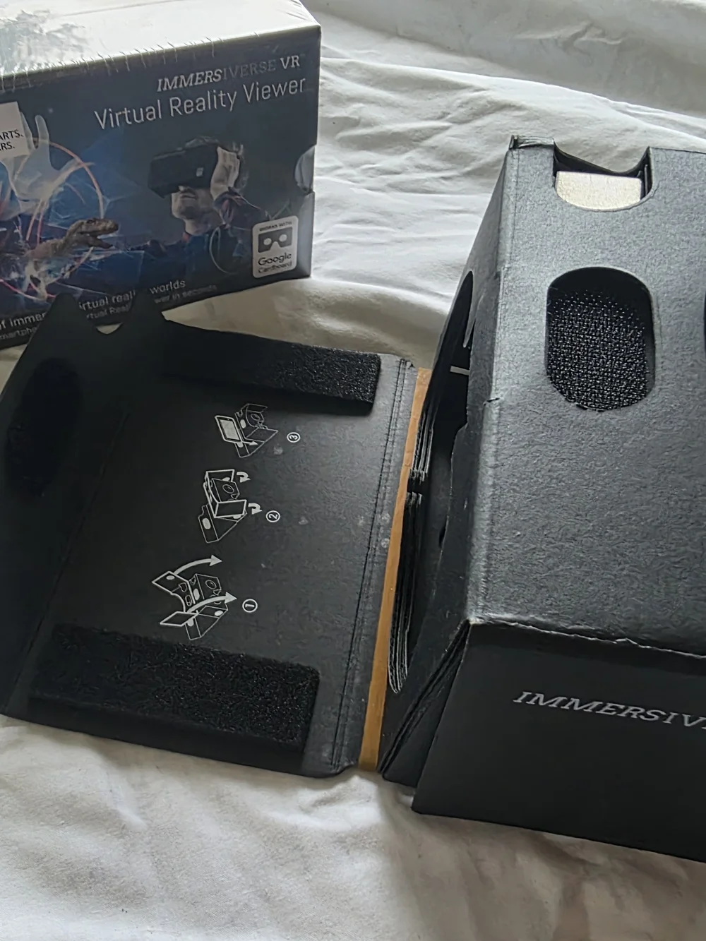 Virtual Reality Viewer Headset - Black